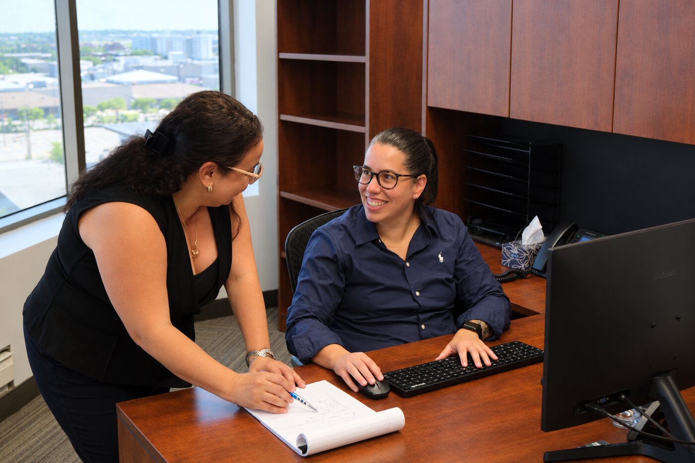 Leila and Judith from the Métier Plus recruiting team